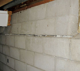 signs of a settling foundation, concrete masonry, home maintenance repairs