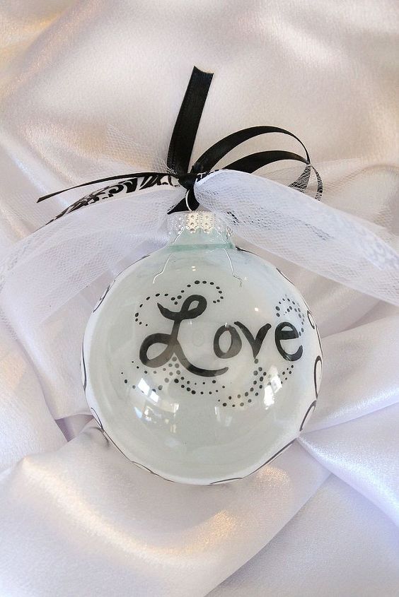 newest items hand painted ornaments, painting, seasonal holiday d cor, LOVE LOVE LOVE brushes with a View 2013