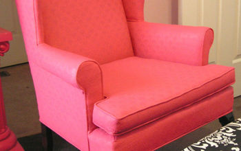 Painted Upholstery Pink Chair