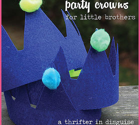 diy kids cozy party crowns, crafts, A more masculine version