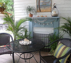 tropical back porch paradise, curb appeal, outdoor living, porches