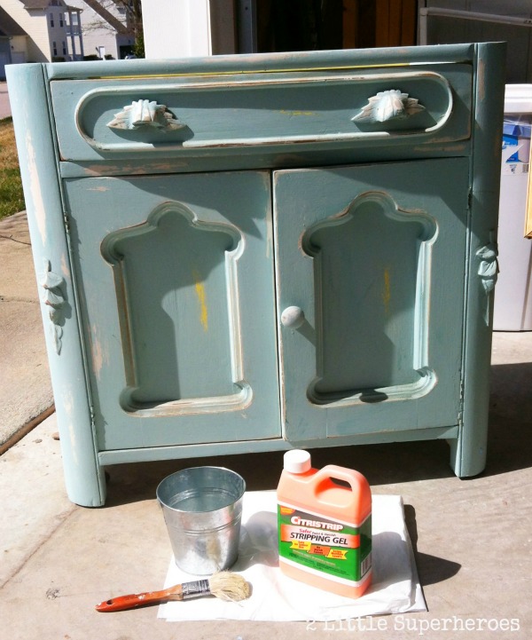my trick to make furniture stripping super easy, painted furniture