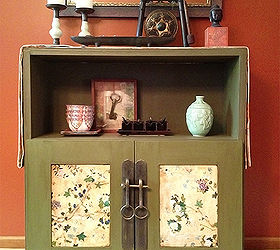 diy cabinet makeover from danish modern to antique chinese, kitchen cabinets, painted furniture, After It now looks like an antique Chinese cabinet