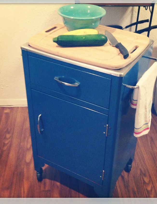 repurposed metal cabinet, kitchen cabinets, painted furniture, repurposing upcycling