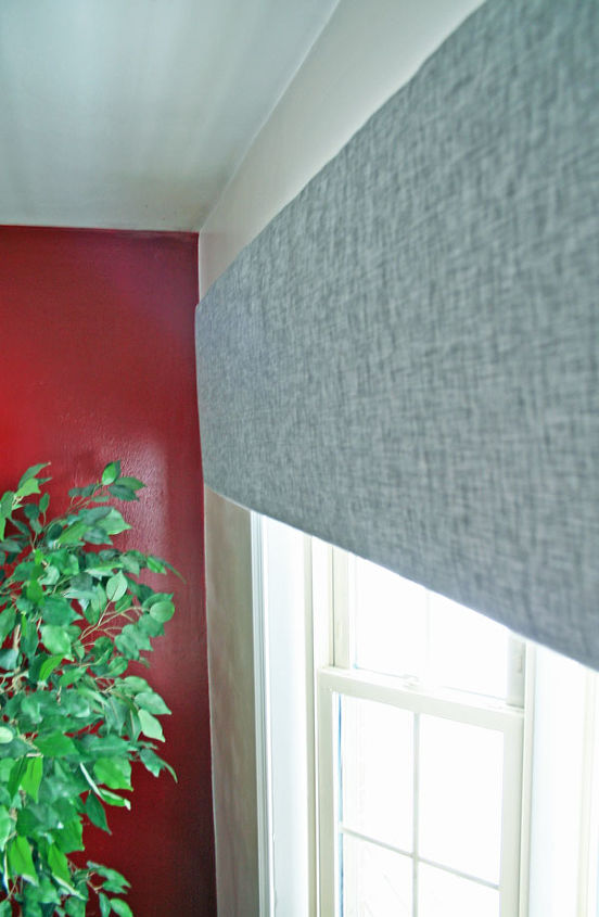 a high end look for less foam board cornice window treatment, home decor, living room ideas, window treatments, windows
