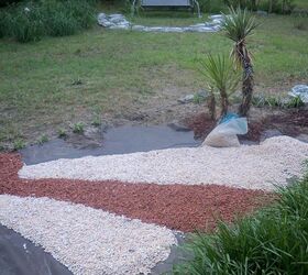 my landscaping adventure, landscape, outdoor living, opposite side planted yuccas from existing plants in front