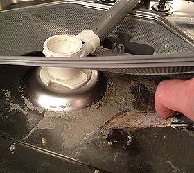 dishwasher not cleaning properly 5 quick tips to make it like new, appliances, cleaning tips, Check underneath the coarse filter for scale buildup