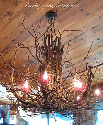 light up your life with a twig chandelier, crafts, lighting, And finally what inspired me Found it in a gift shop and it was worth several thousand dollars Mine was 10