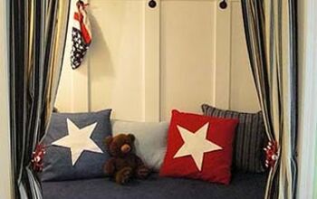 Cómo hacer almohadas con estrellas rojas y azules #Patriótico