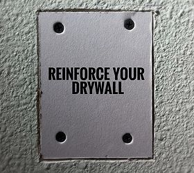 reinforcing drywall to mount stuff or fixing drywall see more at, diy, home maintenance repairs, how to, wall decor