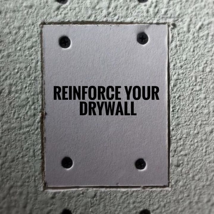 reforar a parede de gesso para montar coisas ou fixar a parede de gesso