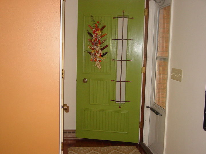 my front door needed an up lift, doors, painting