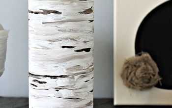 DIY Birch Bark Vase