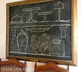 a giant kitchen chalkboard, chalkboard paint, crafts