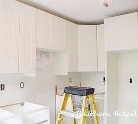 why i chose ikea cabinets in my new house, kitchen cabinets, kitchen design, Partially installed