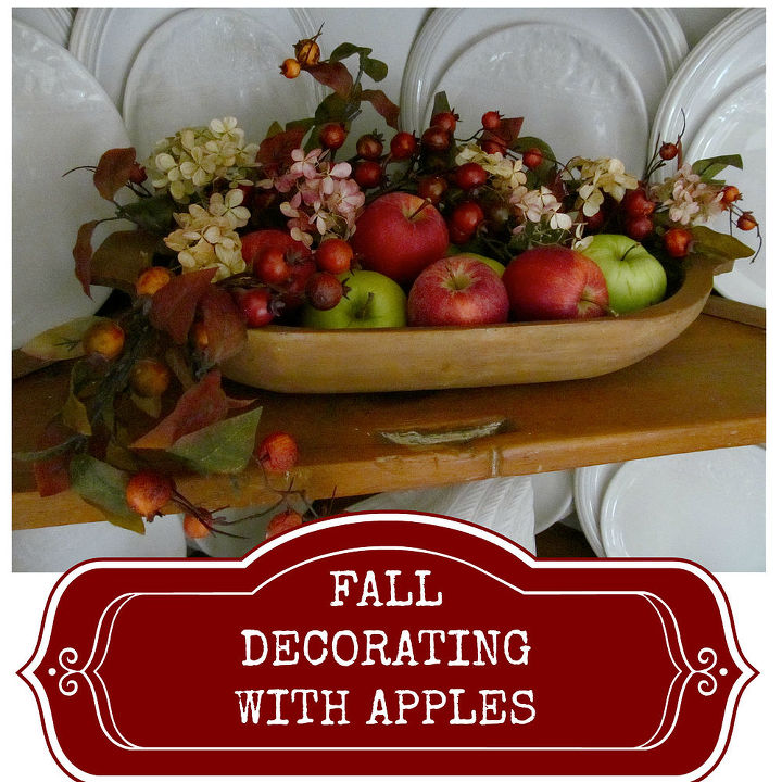 fall decorating with apples, gardening, seasonal holiday d cor