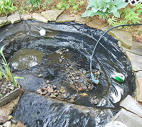 i am inviting you all to see my pond now that it is clean, landscape, outdoor living, ponds water features, Empty and ready to scrub