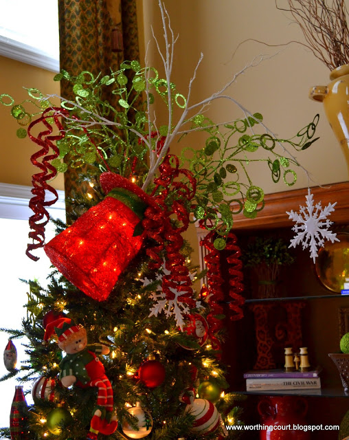 a fun filled holly jolly christmas tree, living room ideas, seasonal holiday decor, Holly Jolly Christmas tree