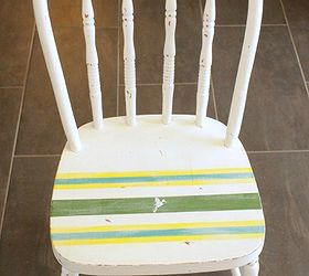 perfection chair with gold dipped legs and gold wax, painted furniture