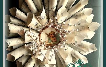 Make a Sheet Music Wreath Using Free Graphics From The Graphics Fairy