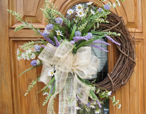 easy diy summer wreath, crafts, home decor, wreaths, Easy DIY Summer Wreath