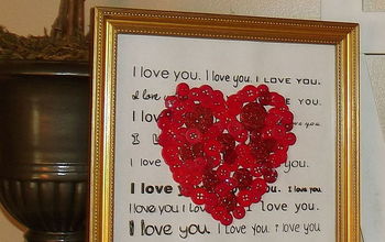 Easy to Make "I Love You" Valentine Heart Picture