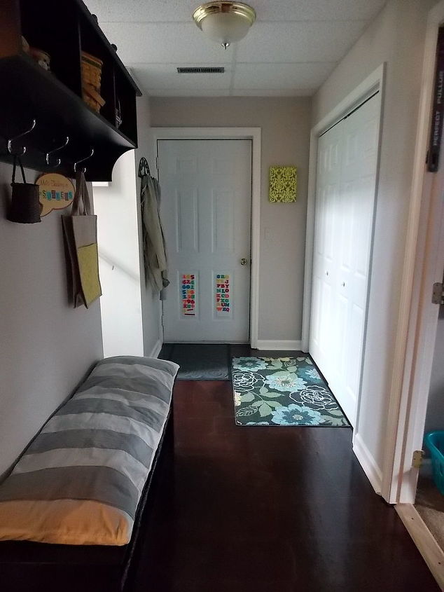 hallway updates, foyer, home decor, laundry rooms