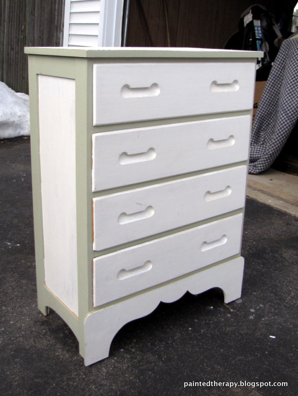 an inspired bike dresser, painted furniture, The before