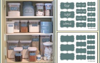 Create an Organized Baking Cabinet with Free Printable Labels.