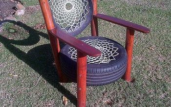 Recycled Tyre Chair - Rocky Road Backpackers - South Africa