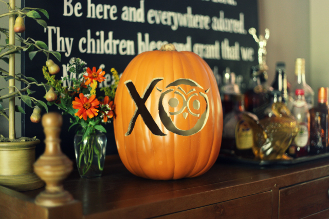 a funkin pumpkin chi o style, crafts, seasonal holiday decor, After a while of cutting and hand massaging you can enjoy your work of art