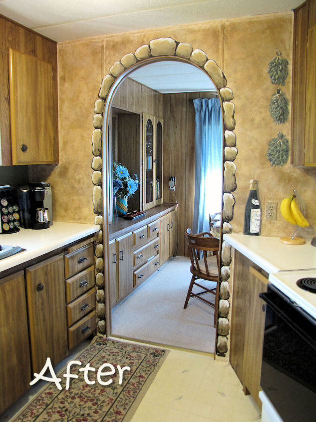 Vintage Mobile Kitchen Gets A Tuscan-themed Update! | Hometalk