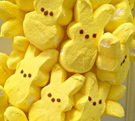 it s time to party with my peeps wreath, crafts, wreaths, Peep 3 things from the craft store and you can have your own wreath