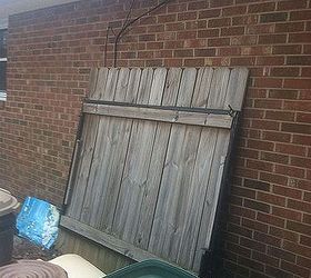 i am trying to find a way to connect my gate to my brick house without the weight of, The gate I need to put back up