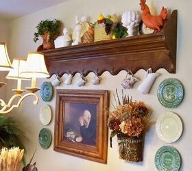 fall in the breakfast room, home decor, living room ideas