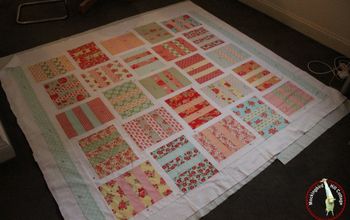 Quilting and Pin Basting a Quilt