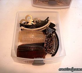 makeup storage, cleaning tips, storage ideas, A drawer for combs barrets