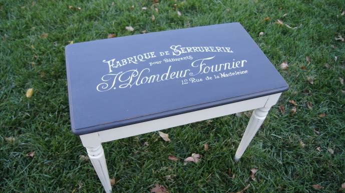 piano bench makeover, chalk paint, painted furniture, After