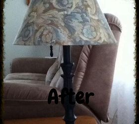 my lamp redo, lighting, repurposing upcycling