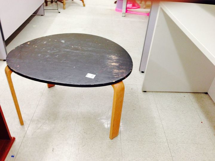coffe table redo scandinavian style, painted furniture, This Ikea table was 7 99 at Value Village