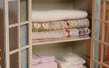 Turn an old 1990's Cabinet into a Current Quilt Cabinet