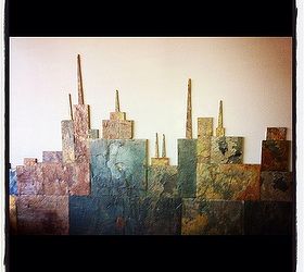 a cityscape cut from slate tile love it or hate it, home decor