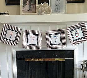 paper plate kids art fourth of july banner, crafts, patriotic decor ideas, seasonal holiday decor