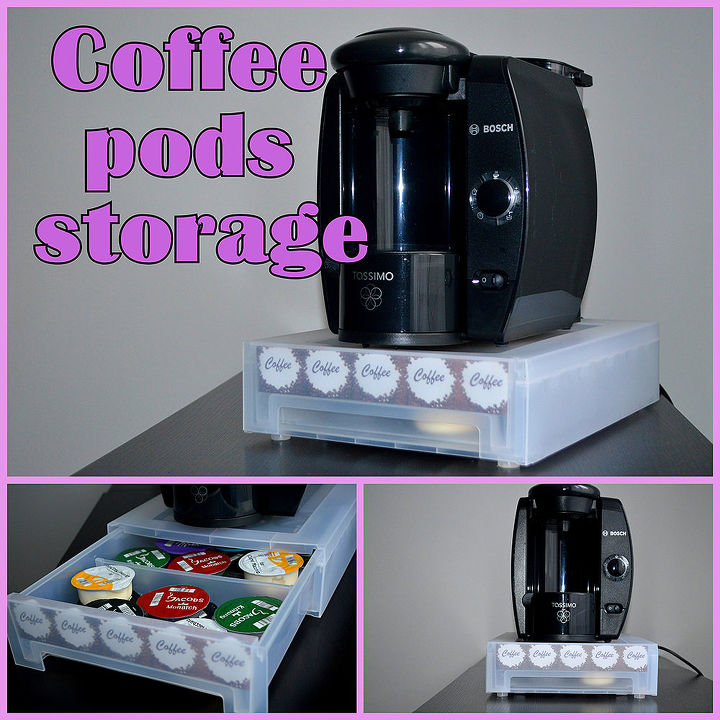 coffee pods storage idea, cleaning tips