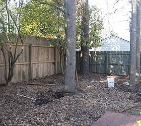 back yard total makeover, gardening, landscape, What Don t twist your ankle on those rocks