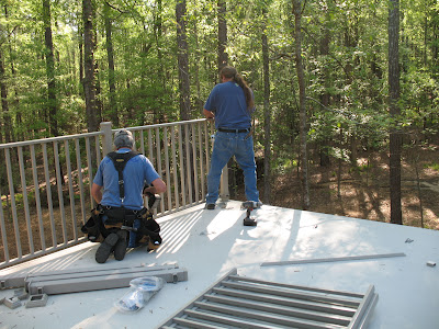 q has anyone worked with aluminum on a deck check out these great pics of a beautiful, curb appeal, decks, outdoor living, porches