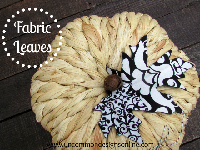 creating fabric leaves perfect for accenting your fall decor, crafts, Fabric Leaves