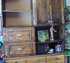 make your own mule chest or long chest topper, diy, how to, painted furniture, woodworking projects, When I installed the shelves in the cabinets I decided to use brass adjustable brackets so that I could later raise or lower shelves and only have to drill additional holes as my needs changed