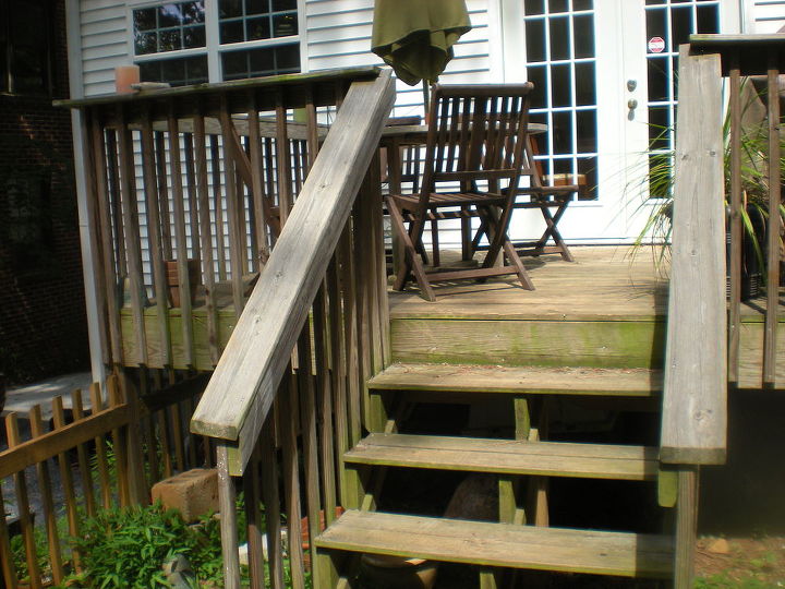 screen porch deck renovation, decks, porches, b 4 deck stairs
