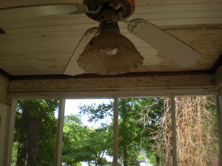 screen porch deck renovation, decks, porches, b4 fan broken bad paint on walls
